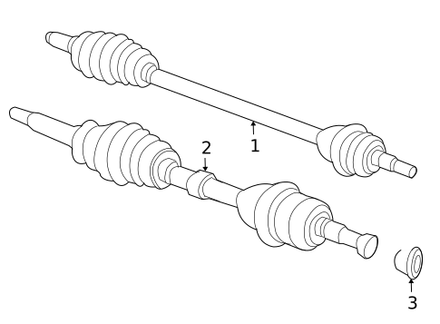 Drive Axles for 2014 Dodge Avenger #0