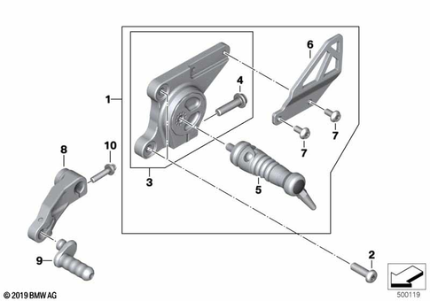 Footrests for 2018 BMW-Motorrad R nineT #1