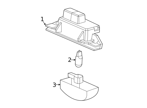 License Lamps for 2019 Acura ILX #0