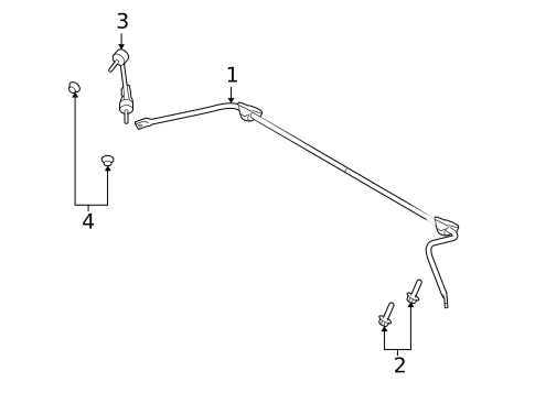 Stabilizer Bar & Components for 2009 Ford Taurus X #2