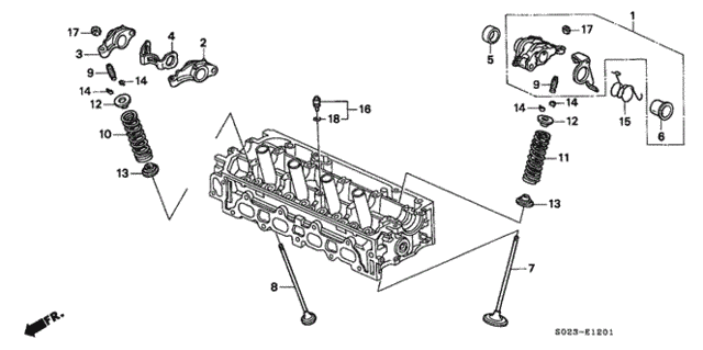 Valve - Rocker Arm (VTEC-2) for 1997 Honda Civic #0