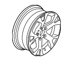 36116789140 - : Wheel, Alloy for BMW: X1 Image