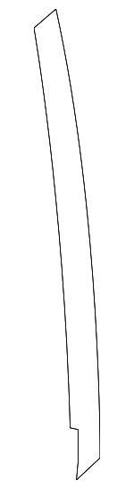 51377164945 - Body: Pillar Molding for BMW: 1 Series M, 128i, 135i, 135is Image