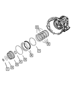 4412209 - 42RLE; 4-Speed; Automatic Transmission: Thrust Bearing for Chrysler: 200, 300, 300M, Concorde, Pacifica, PT Cruiser, Sebring, Town &amp; Country, Voyager | Dodge: Avenger, Caravan, Challenger, Charger, Dakota, Durango, Grand Caravan, Intrepid, Journey, Magnum, Neon, Nitro, Ram 1500, Stratus | Jeep: Liberty, Wrangler | Ram: 1500, C/V, Dakota, ProMaster 1500, ProMaster 2500, ProMaster 3500 Image