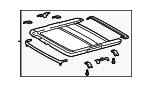 6320330230 - Body: Sunroof Frame for Lexus: GS F, GS Turbo, GS200t, GS300, GS350, GS450h Image