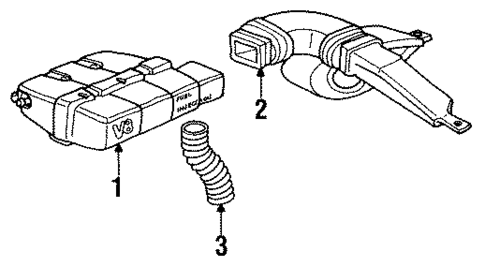 Air Inlet for 1991 Oldsmobile Custom Cruiser #0