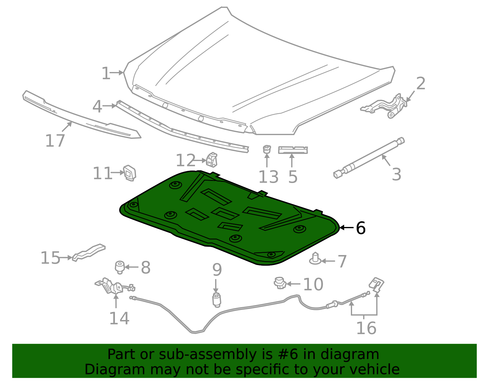 2012-2020 Chevrolet Sonic Multi-Purpose Insulator 95933271 - View #6