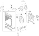 164000M320 - Cooling System: Radiator for Toyota Image