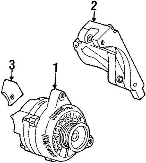 Alternator for 2002 Mercury Cougar #0