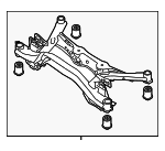 5Q0505235M - Suspension: Suspension Cross-Member for Volkswagen: Arteon, e-Golf, Golf, Golf R Image