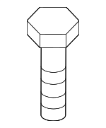 11609457 - Body: Upper Support Screw for GM Image