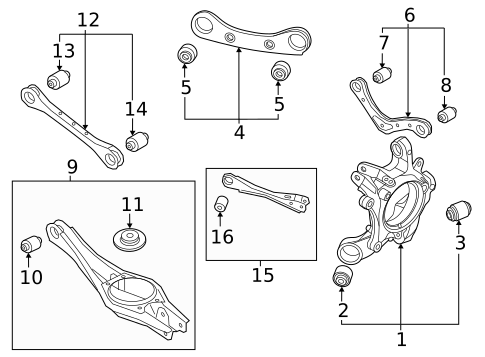 Rear Suspension for 2023 Genesis GV60 #0