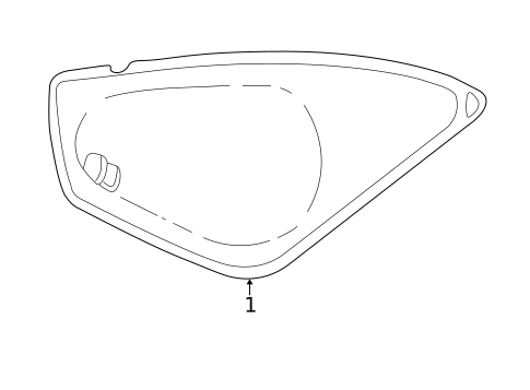 Glass & Hardware for 2002 Pontiac Aztek #0