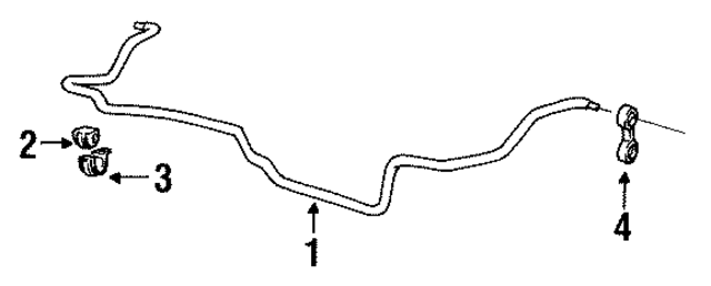 33531132197 - Suspension: Stabilizer Bar for BMW Image