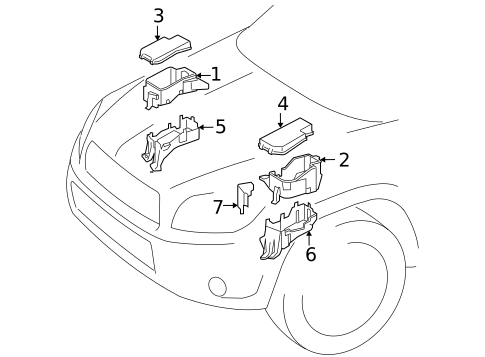 Fuse & Relay for 2007 Toyota RAV4 #0