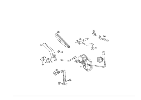 Headlamp Wiper/Washer for 1993 Mercedes-Benz 600SL #2