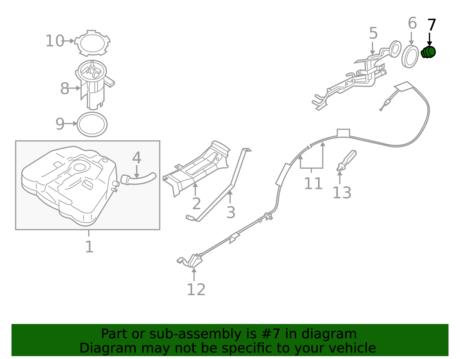 2004-2012 Nissan Cap 17251-ZX60A | OEM Parts Online