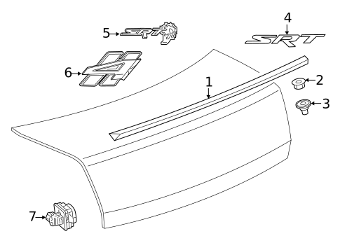 Spoiler for 2018 Dodge Challenger #0
