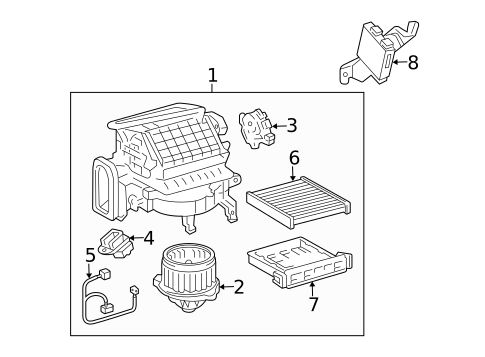 Controls for 2008 Lexus RX400h #1