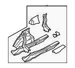41009879557 - Body: Inner Wheelhouse for BMW: 430i, 430i xDrive, M4, M440i, M440i xDrive Image