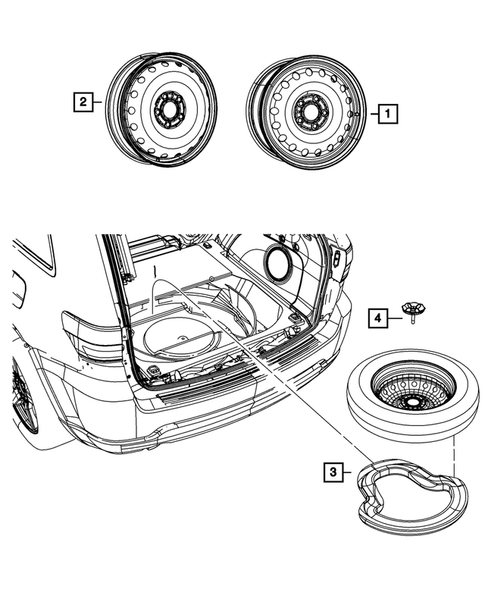 Wheel Spare for 2011 Jeep Grand Cherokee #0