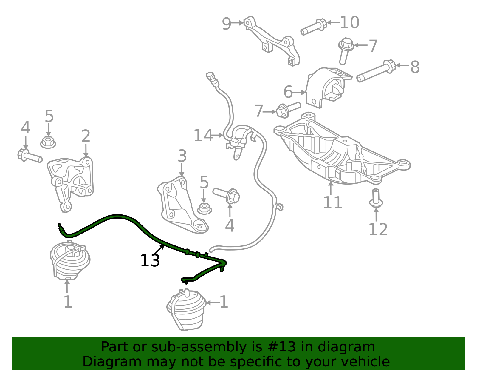 2013-2015 Jaguar XF Vacuum Hose C2Z18386 | OEM Parts Online