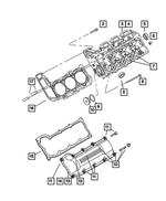 R6637056AB - Engine 3.7L Six Cylinder: Cylinder Head for Mopar Image