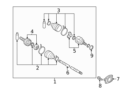 Drive Axles for 2013 Nissan Juke #1