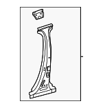 2236302700 - Body: Center Pillar Reinforced for Mercedes-Benz Image