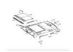 2046906150 - Trim and Lining: Trim, Roof for Mercedes-Benz: C250, C300, C350 Image