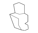 7434833040E0 - Body: Sun-visor Holder for Toyota: Camry, Corolla, Highlander Image