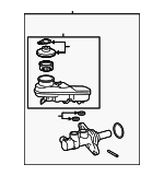 4720121092 - Body: Master Cylinder for Toyota Image