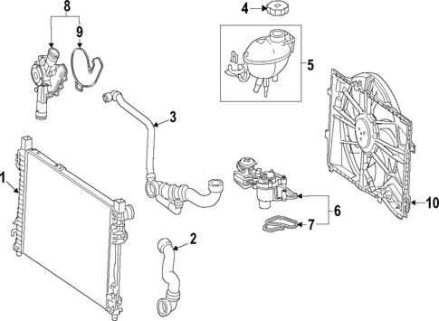 Cooling System for 2019 Mercedes-Benz S65 AMG #0