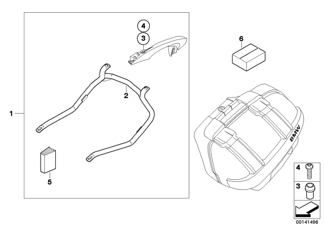 7129903768 - : Isa Screw - M8X35 A2-70 for BMW-Motorrad Image