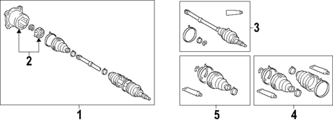 Axle Shafts & Joints for 2022 Lexus RX450h #0