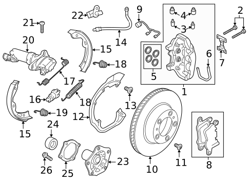 Rear Brakes for 2020 Porsche Panamera #15