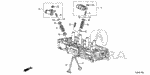 146105A2A02 - Engine: ARM ASSY., IN. ROCKER for Acura Image