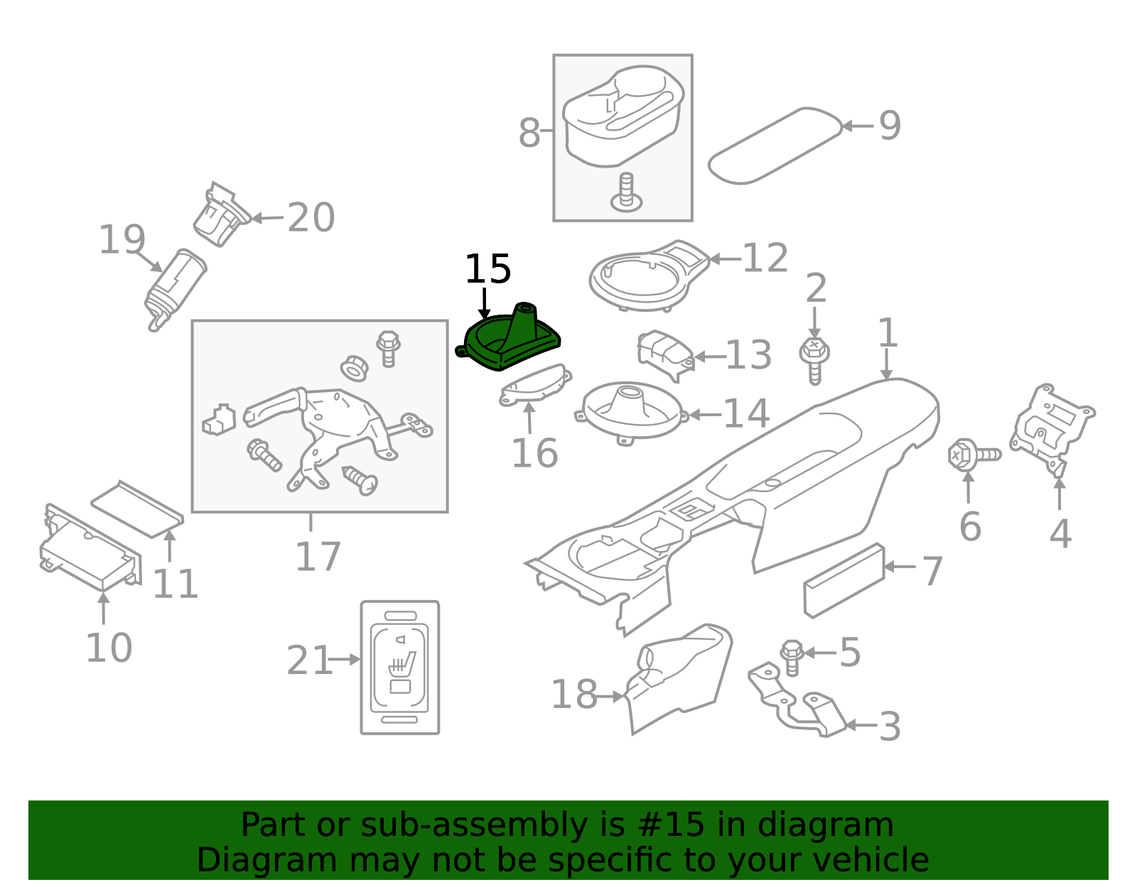 2017-2020 Toyota 86 Automatic Transmission Shift Linkage Boot