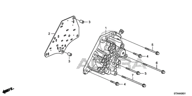 AT Manual Valve Body (6AT) for 2012 Acura MDX #0
