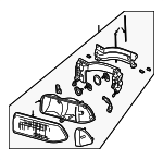 16525157 - : Headlamp Assembly for GMC: Jimmy, Sonoma Image
