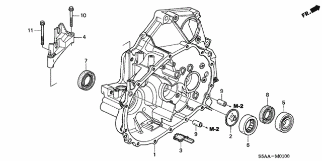 MT Clutch Case for 2002 Honda Civic #0