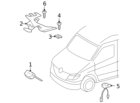 Communication System Components for 2009 Dodge Sprinter 2500 #0
