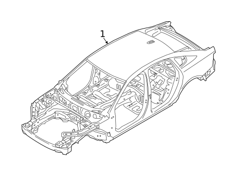 Body Shell for 2019 Volvo S90 #0