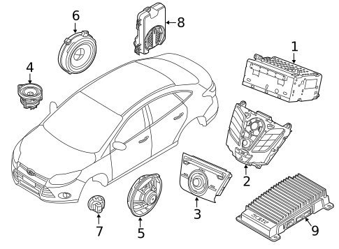 Sound System for 2017 Ford Focus #0