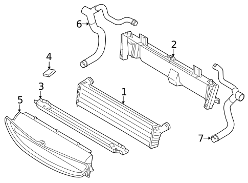 Radiator & Components for 2008 Porsche 911 #2