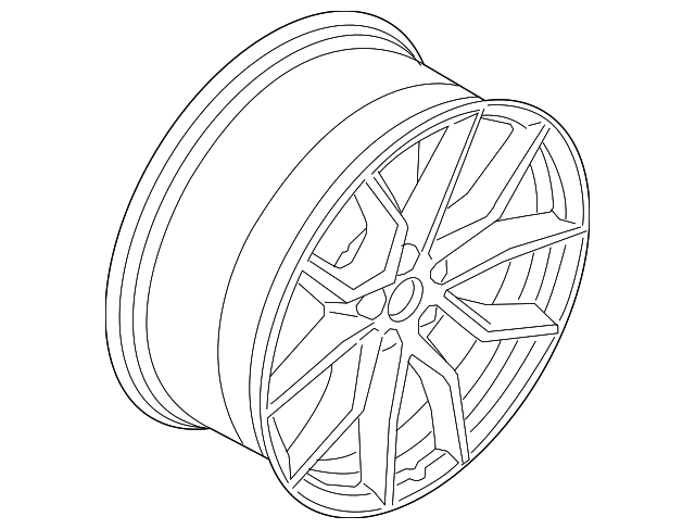 掛軸 322 36116880744 - 2019-2025 BMW Spare Wheel (36-11-6-880-744