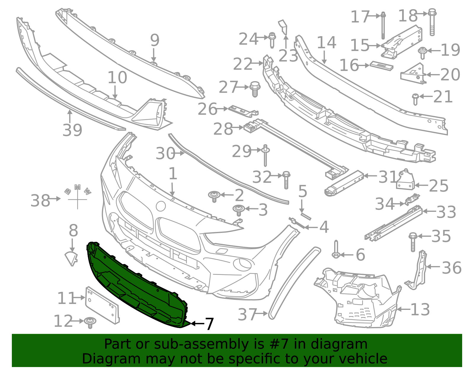 51118089925 - Inner Cover (51-11-8-089-925) | BMW of South Atlanta