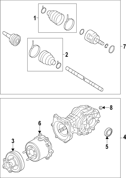 Drive Axles for 2024 INFINITI QX60 #0