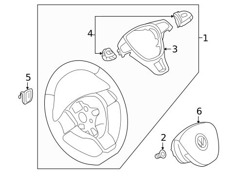Steering Wheel & Trim for 2016 Volkswagen Jetta #0