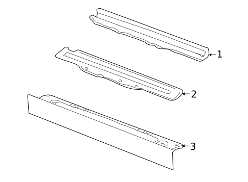Radiator Support for 2001 Pontiac Grand Am #0